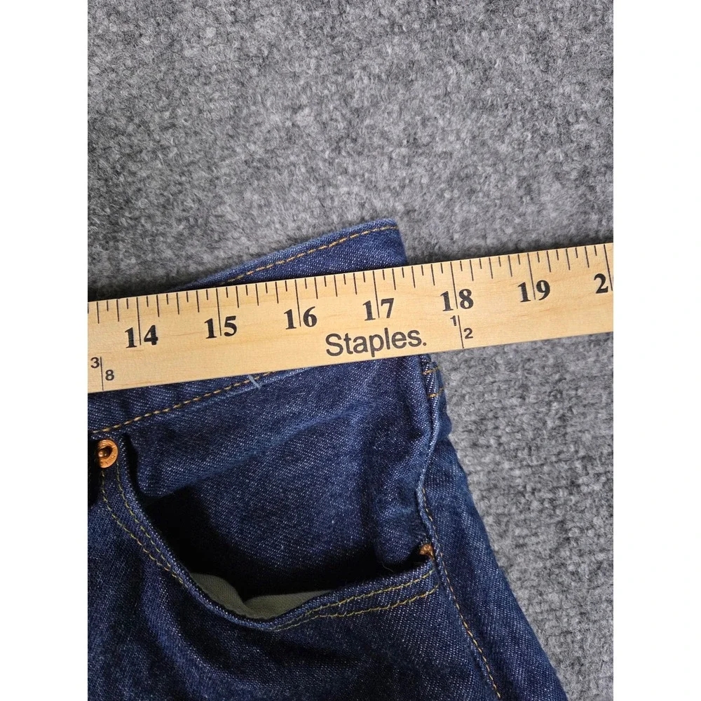 Levi's‎ 501 Original Fit Jeans Mens 38x36 Blue Dark Wash Button Fly Denim 117-1